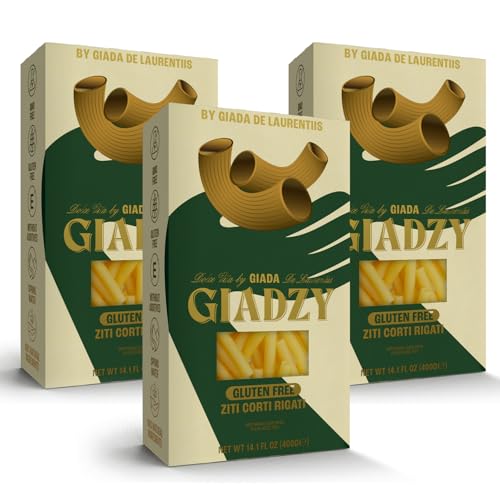 Giadzy By Giada De Laurentiis 3 Pack Gluten Free Ziti Pasta - Made In Italy, Artisanal, Clean Ingredients - Non Gmo