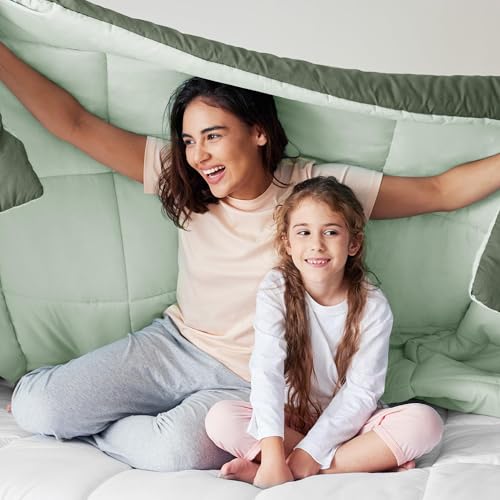 Image of Exclusivo Mezcla Reversible Soft Twin Comforter Set, 2 Pieces