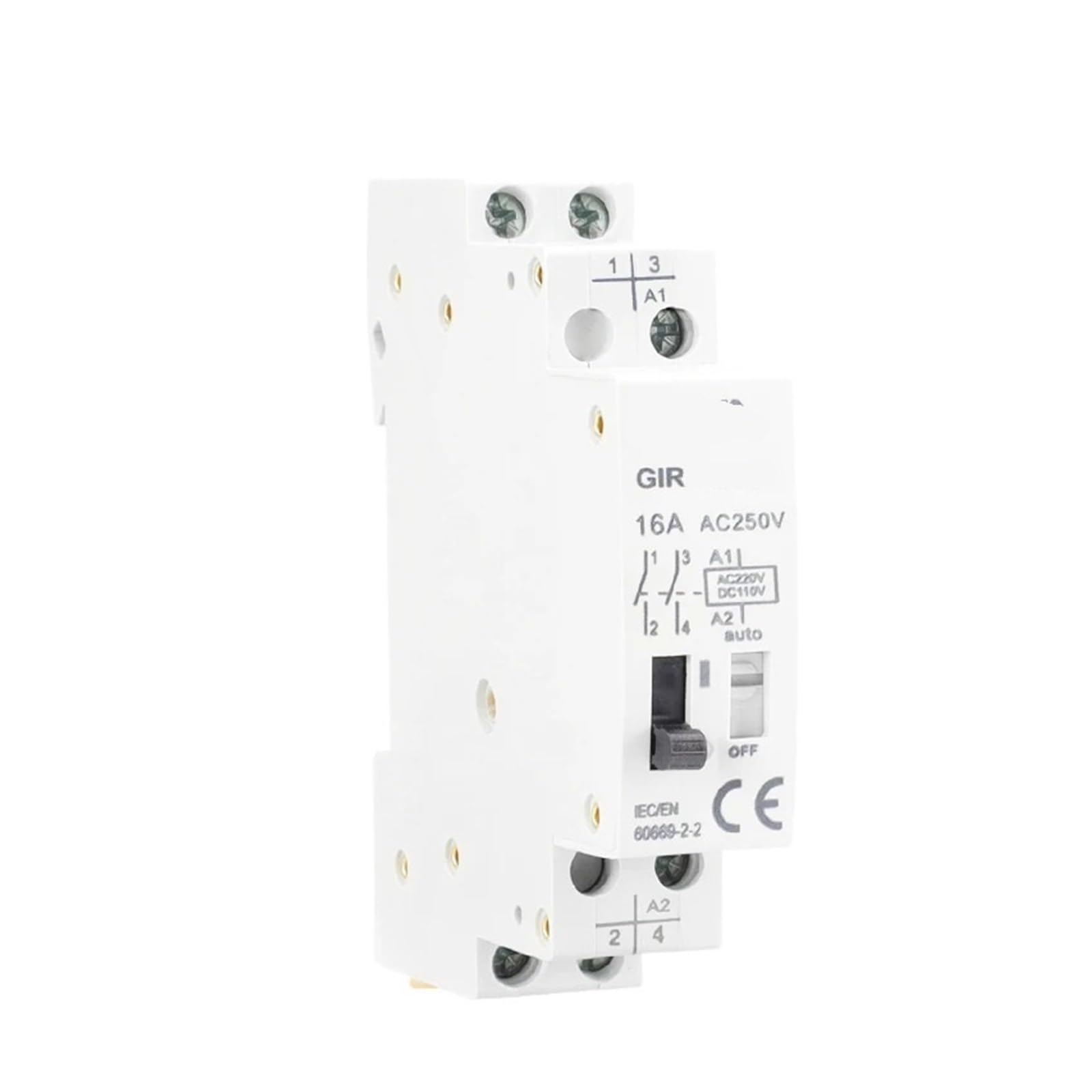 Relé 16A 1NO con bobina de 110V CA para control de automatismos eléctricos 3