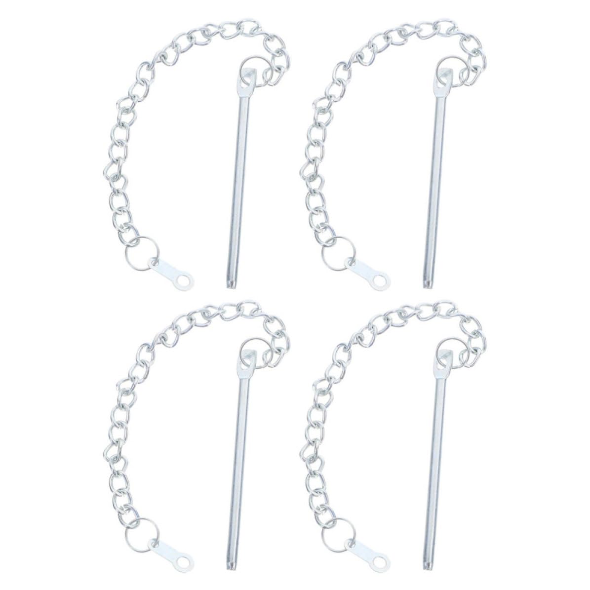 Cadena de metal para sombrilla ifundom de 4 piezas resistente para exterior 8
