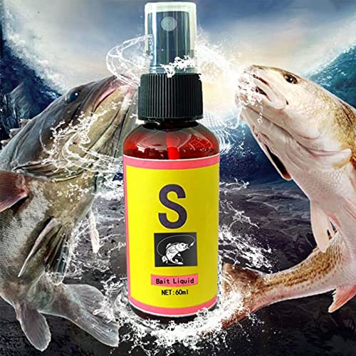 Scent Fish Attractants For Baits - 60Ml Natural High Concentration Fish Bait, Safe & Effective Fish Bait Attractant Enhancer Liquid, Practical Anglers Fishing Equipment Accessories (1 Pcs) #TOP23