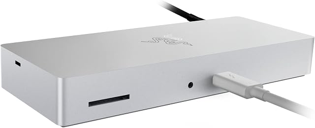 Razer Thunderbolt 4 Dock for Mac : Thunderbolt 4 Certified - 10 Ports in One - Dual 4K or Single 8K Video  Windows, Mac, and Thunderbolt 3 Compatible - Mercury White