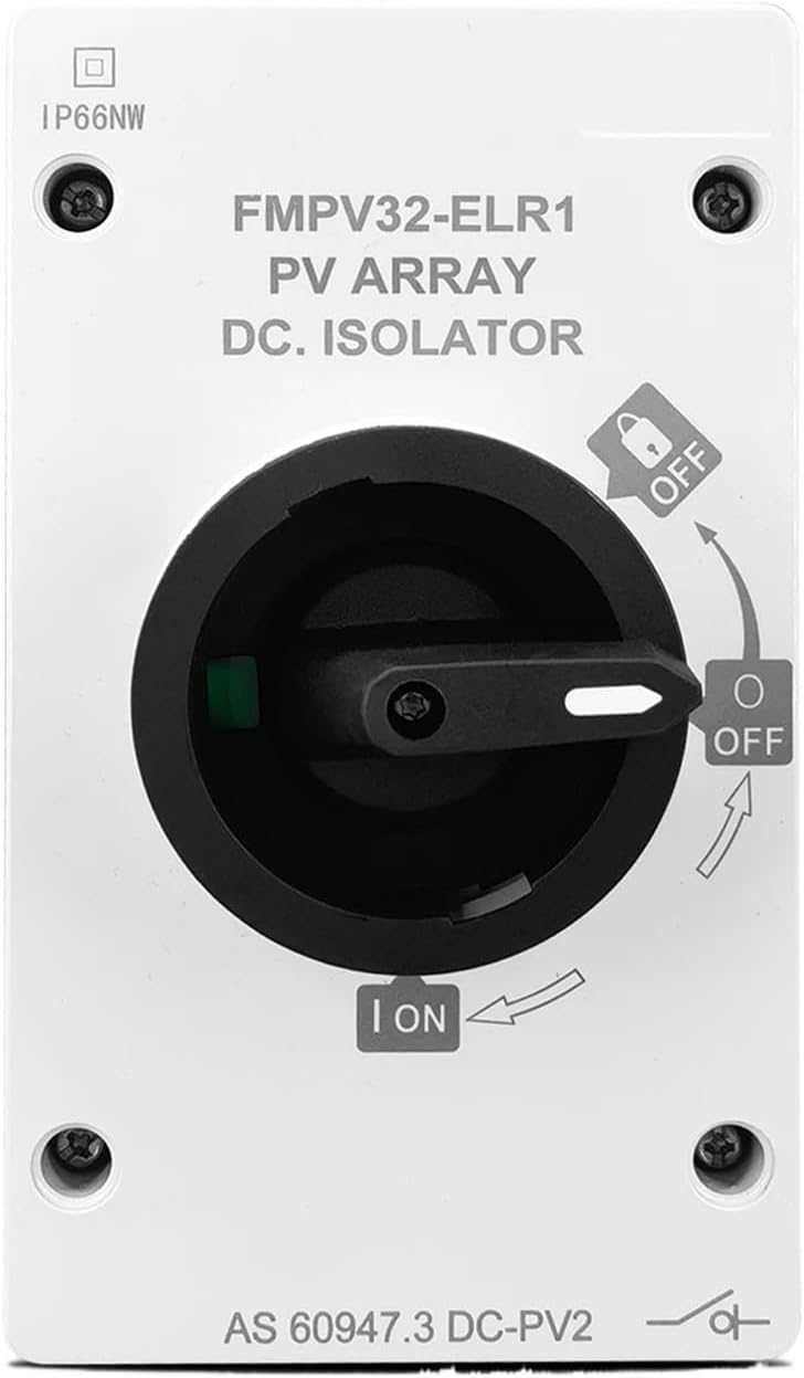 1200V 32A M25 Threaded Hole IP66 Waterproof Rotary Isolator Switch Controls Switches