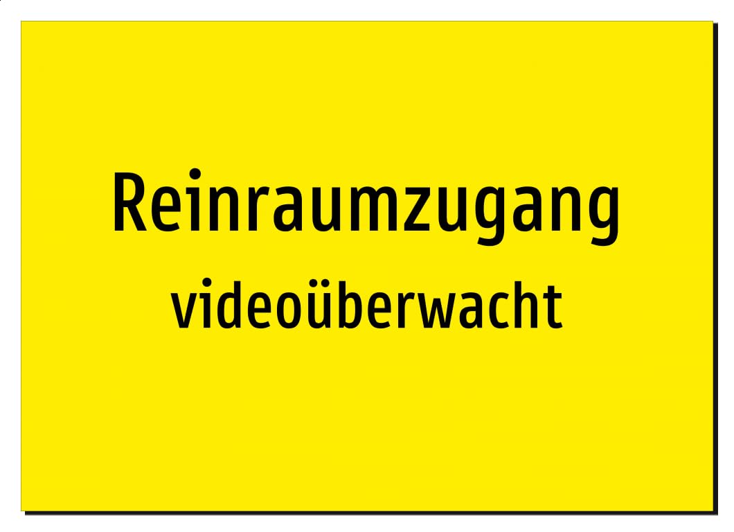 43050-DE-T-06 | Reinraumzugang - videoüberwacht