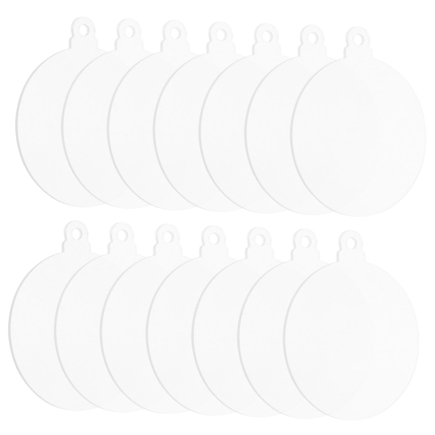 PRETYZOOM 3 Set Di Ornamenti Natalizi Unici in Acrilico Pendenti Decorazioni Per Lalbero Di Natale Per Casa E Ufficio 20 Pezzi * 3