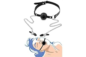 Adjustable Nipple Clamps Necklace with Chain