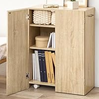 Amazon｜萩原 本棚 扉付き 推し活【 隠して 収納 】コミック 最大216冊
