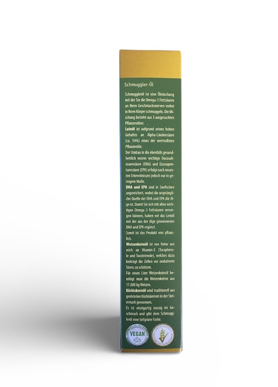 3 x Schmuggleröl Ölmischung mit DHA & EPA á 250 ml | Nahrungsergänzung (3er Pack)