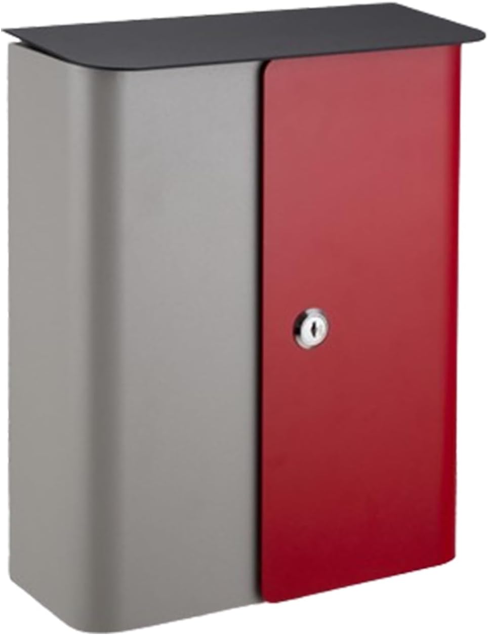 Locking Mailbox Wall Mounted, Mail Boxes with Key Lock, Modern Wall Mount Mailbox, Rust Resilient Galvanized Mailbox, Large Capacity Mailbox