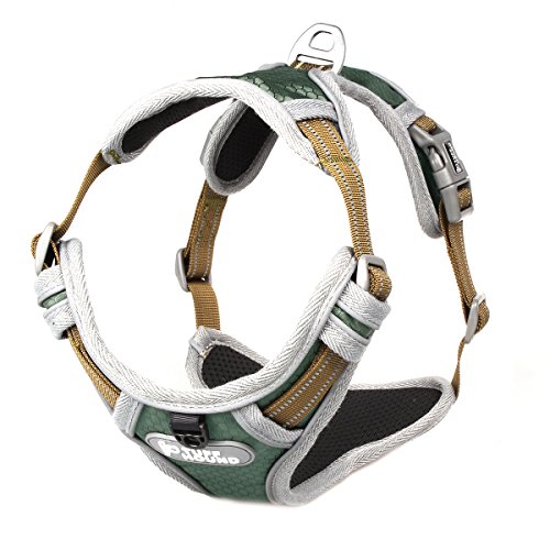 TUFF HOUND Dog Harness, No-Pull Pet Harness with 2 Metal Rings for Small Medium Large Dogs Adjustable Reflective Oxford… - Image 3