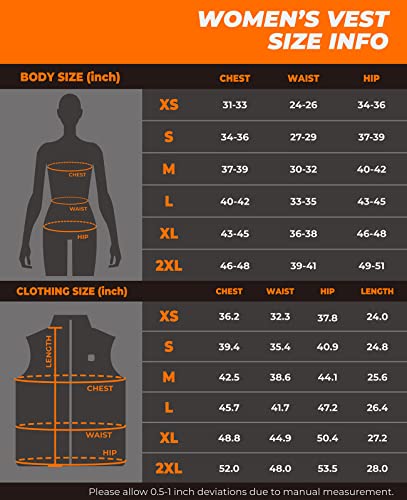 Ororo Women's Lightweight Heated Vest With Battery Pack (Silver Grey,M) #TOP6