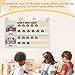 Attendance Pocket Chart for Classroom, Durable Classroom Management Pocket Chart 36 People Cards Included, Helping Hands Pocket Chart for Preschool Sunday School Kindergarten Daycare (Attendance）