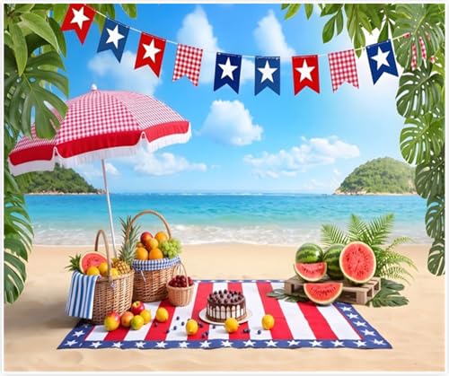 Arrière-plan de fruits d'été pour studio photo et décoration hawaienne de 3x2,4m
