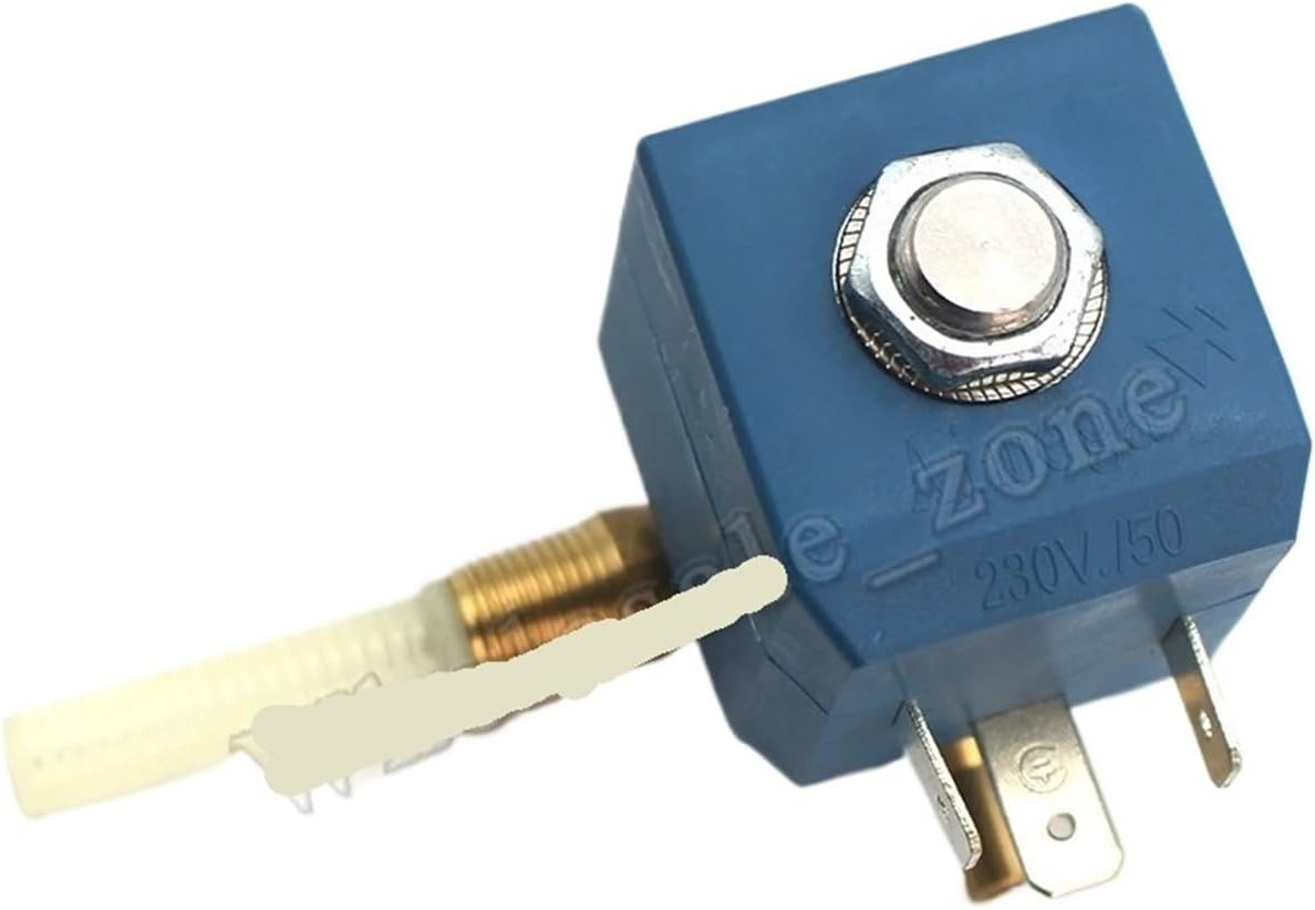 AC220 240V G1/8"" V610 electromagnetic water gas steam valve 6bar boiler steamer instrument water valve vent(Color:220V)