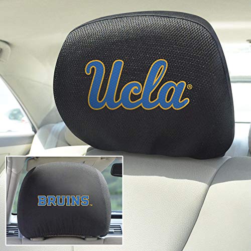 FANMATS 12600 UCLA Bruins Embroidered Head Rest Cover Set - 2 Pieces