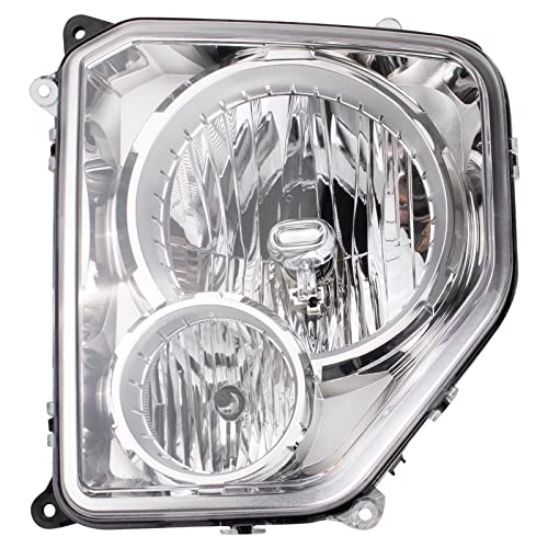 Image of TRQ Driver Side Headlight Assembly Compatible with 2008-2012 Liberty Sport Limited With Fog LightsCH2502196 CH2502199