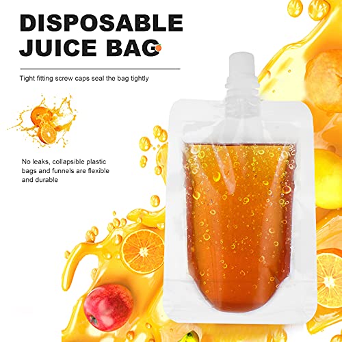 Hemoton 31 Stks Drinks Bag Transparante Sap Zakjes Herbruikbare Concealable Dranken Drinkflessen Liquor Opbergzakken met… - Image 5