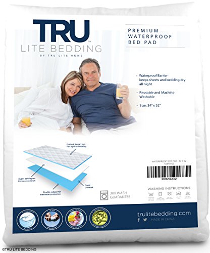 Bed Wetting Sheet Protector and Incontinence Pad | Washable, Waterproof Mattress Pee Mats