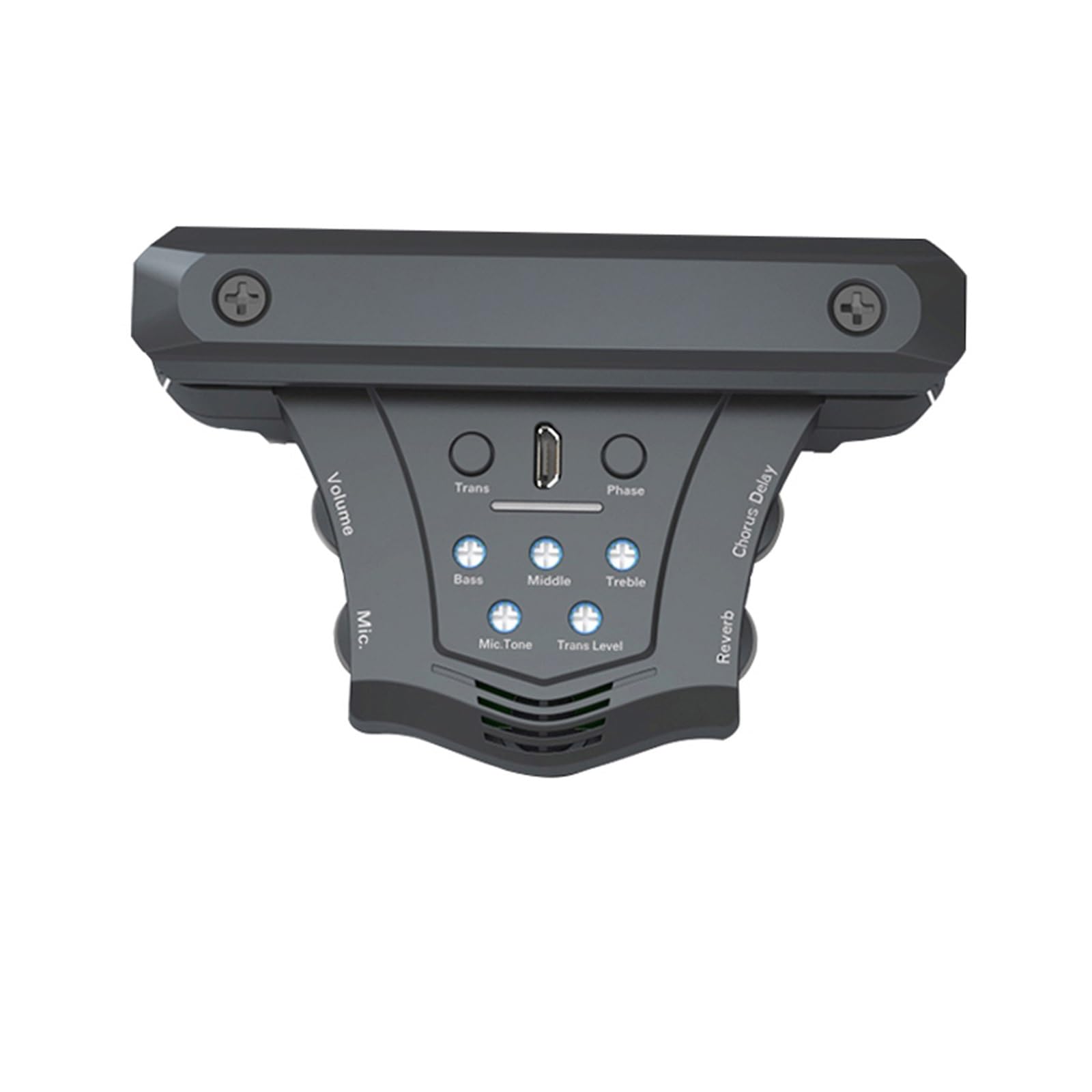 Pickup per strumenti ad arco Pickup Per Vibrazione Del Foro Sonoro Chitarra Folk Amplificatore Di Vibrazione Della Stessa Frequenza Non È Necessario Aprire I Fori