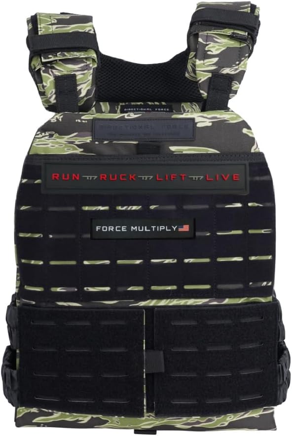Directional Force | Centurion Weight Vest Gen2 | Weight Training Vest Workout Equipment | Performance Apparel & Products (Delta Black)