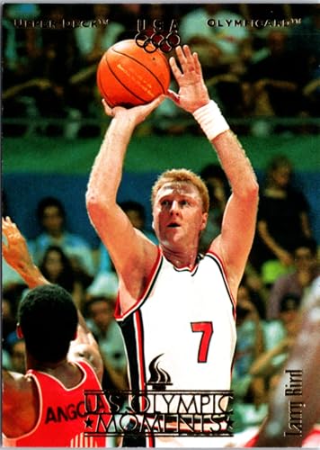 Larry Bird Basketball Card (Dream Team USA) 1999 Upper Deck US Olympic Moments #12