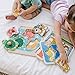 Melissa & Doug Animals Jumbo Knob Wooden Puzzles Set - Fish and Pets
