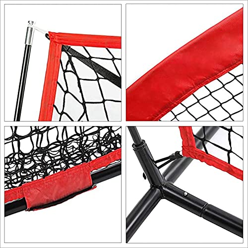 Filet D'entraînement Baseball/softball 7x7 Pieds (environ 2x2m) – Avec Zone De Frappe, Portable Et Pliable