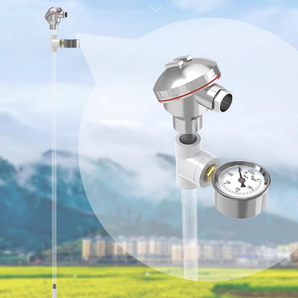 Sensor de Tensiómetro de Vacío de Humedad del Suelo, Detección de Humedad del Suelo para Cultivo de Flores, Guía de Monitoreo de Riego de Tierras(30cm)