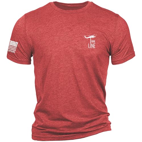 Nine Line RED Friday. Remember Everyone Deployed Unisex Patriotic Veteran Shirt - American Flag and Dropline Logo4