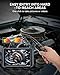 THINKCAR TES102 Endoscope Camera with Light, 0.21 Inch HD Borescope with 6 Adjustable LED Light, IP67 Waterproof Semi-Rigid Snake Camera, One Click Snapshot Inspection Borescope