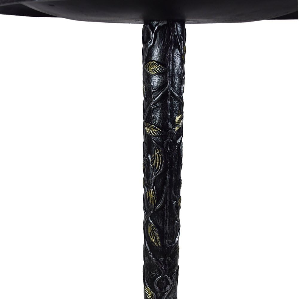 Oakland Living AZTWINBIRDS-BB-AS Bird Bath, one Size, Silver, Black, Gold