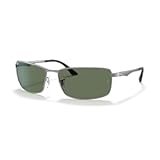RB3498 Rectangular Sunglasses For Men +BUNDLE with ACCESSORY EYEWEAR KIT