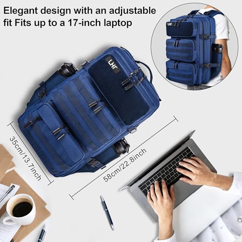 Image of LHI Tactical Military Backpack for Men and Women 25L /35L Army Assault Pack Bag Small Rucksack with Bottle Holder