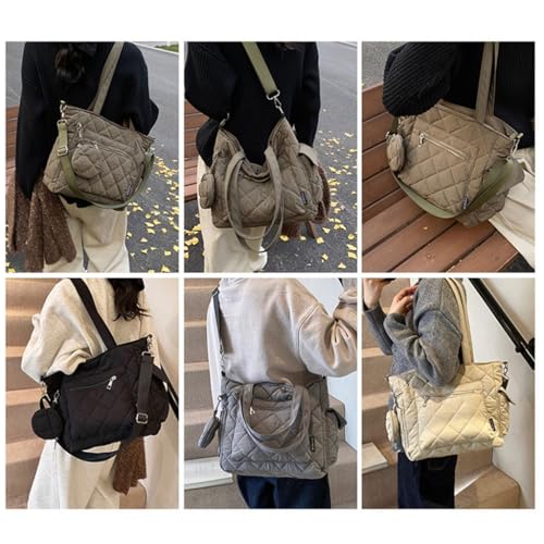 Sac à bandoulière pour femme grand volume chic et résistant mode automne hiver - 2