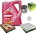 Produktbild EISENFELS Filter Set Inspektionspaket erstellt mit 5 L Motoröl MANNOL Energy 5W-30, MANN-FILTER Ölfilter, Luftfilter, Innenraumfilter, Dichtring