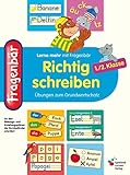  Fragenbär - Richtig schreiben 1./2. Klasse: Übungen zum Grundwortschatz (Lerne mehr mit Fragenbär)