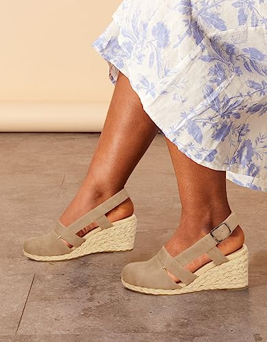 Image of Juliet Holy Womens Wedges Sandals Platform Espadrilles Slingback Closed-toe Clogs Sandals