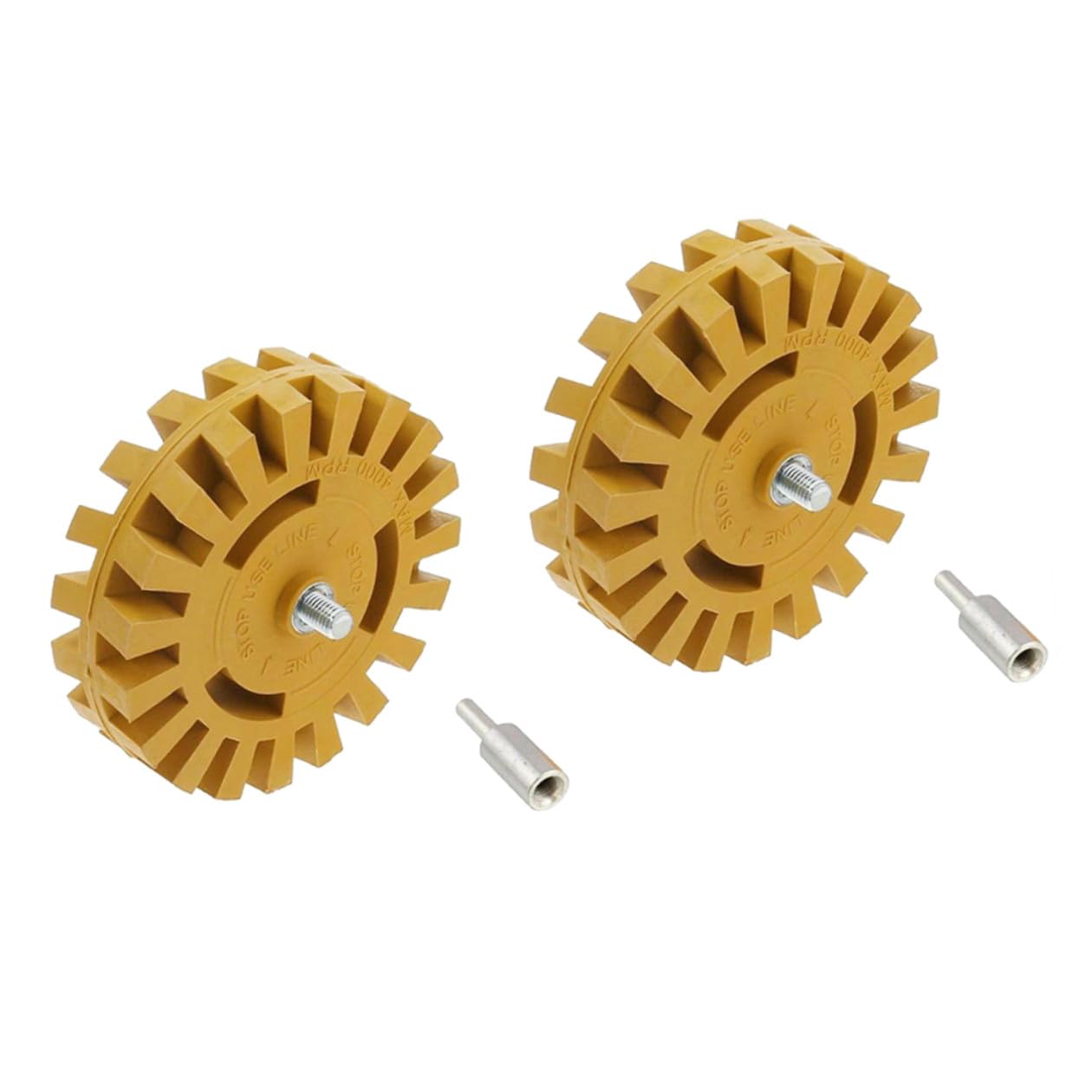 Outils de meulage durables COLLBATH roues caoutchouc retrait colle voiture