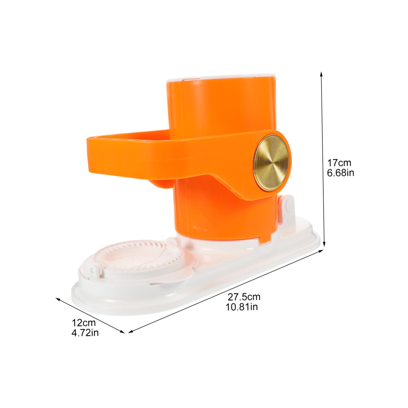 HEALLILY Multi-functional Dumpling Skin Press Mould Reusable Manual Wonton Wrapper Small Dumpling Pressers Ergonomic Handle Labor-saving