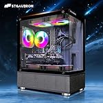 STGAubron Gaming PC Computer Desktop, Radeon RX 470 8G, Intel 10th Gen G5905 3.5GHz, 16GB DDR4 RAM, 512GB SSD, 600M WiFi, BT 5.0, RGB Fan x5, Windows 11 Home - Image 4