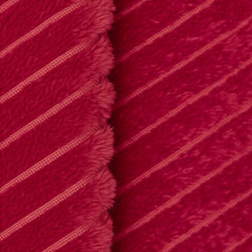 WOWMAX 100% Cotton Corduroy Headboard Pillow Full Size Back Support Reading Wedge for Bed & Daybed Plush Handmade Bolster Cushion with Removable Cover Cozy Bed Rest Pillow Red product thumbnail 9