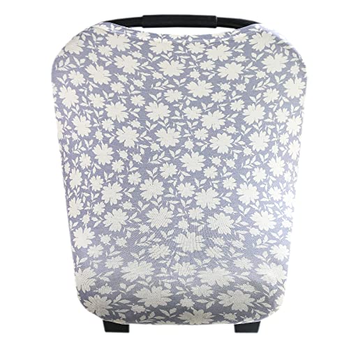Copper Pearl Multi-Use Cover: Car Seat Covers, Nursing Cover, and Stroller Cover for Sun - Stretchy Fabric, All-Season Use, Stylish Designs, Easy Access for Moms - Lacie