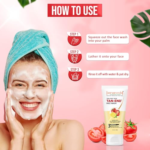 Image of Aryanveda Tea Tree Face Wash With Neem & Aloe Vera Extracts, 120 Gm (Pack Of 2) (Tea Tree Face Wash + Tanend Tan Removal Face Wash)