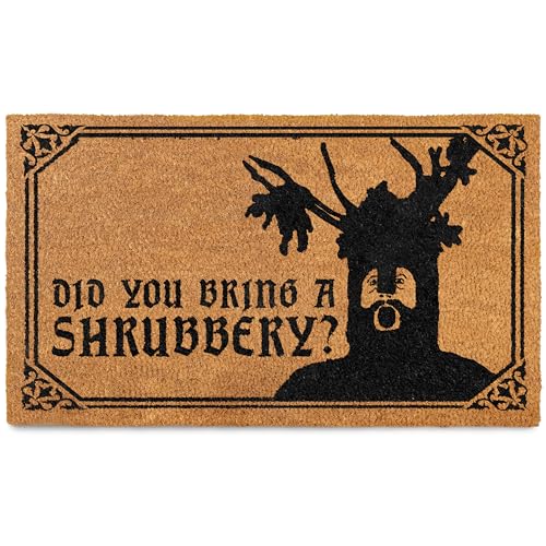 Did You Bring a Shrubbery Monty Door Mat 30x17 Inch, Funny Monty Doormat, Monty Gift, Monty and the Holy Grail Gift, Monty Merchandise, Nerd Welcome Mat, Geek Decor, Funny Nerd Gift, Nerd Door Mat