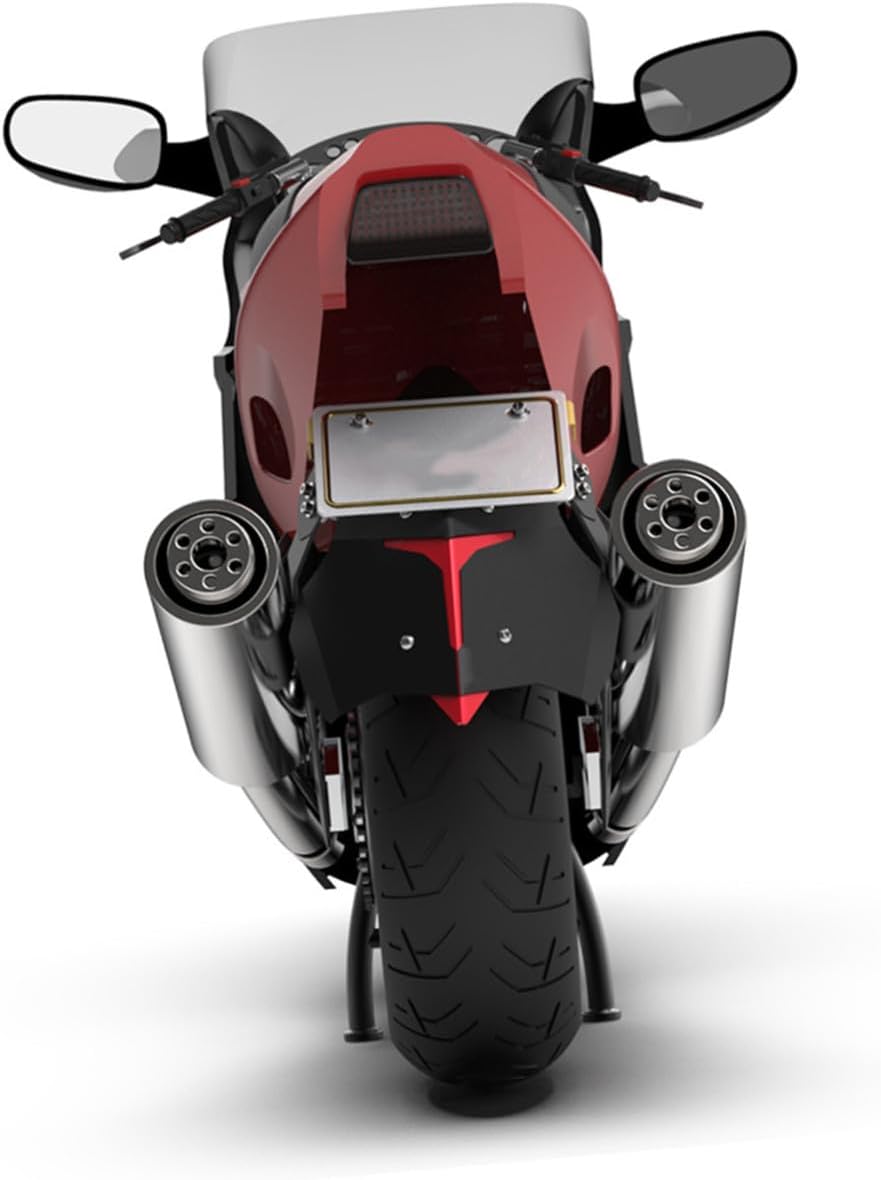 Zerodeko Motorcycle Rear Mudguard Aluminum Alloy Colored Dirt Guard Splash Shield Off-Road Protector for Dirt Bikes and Off-Road Motorcycles