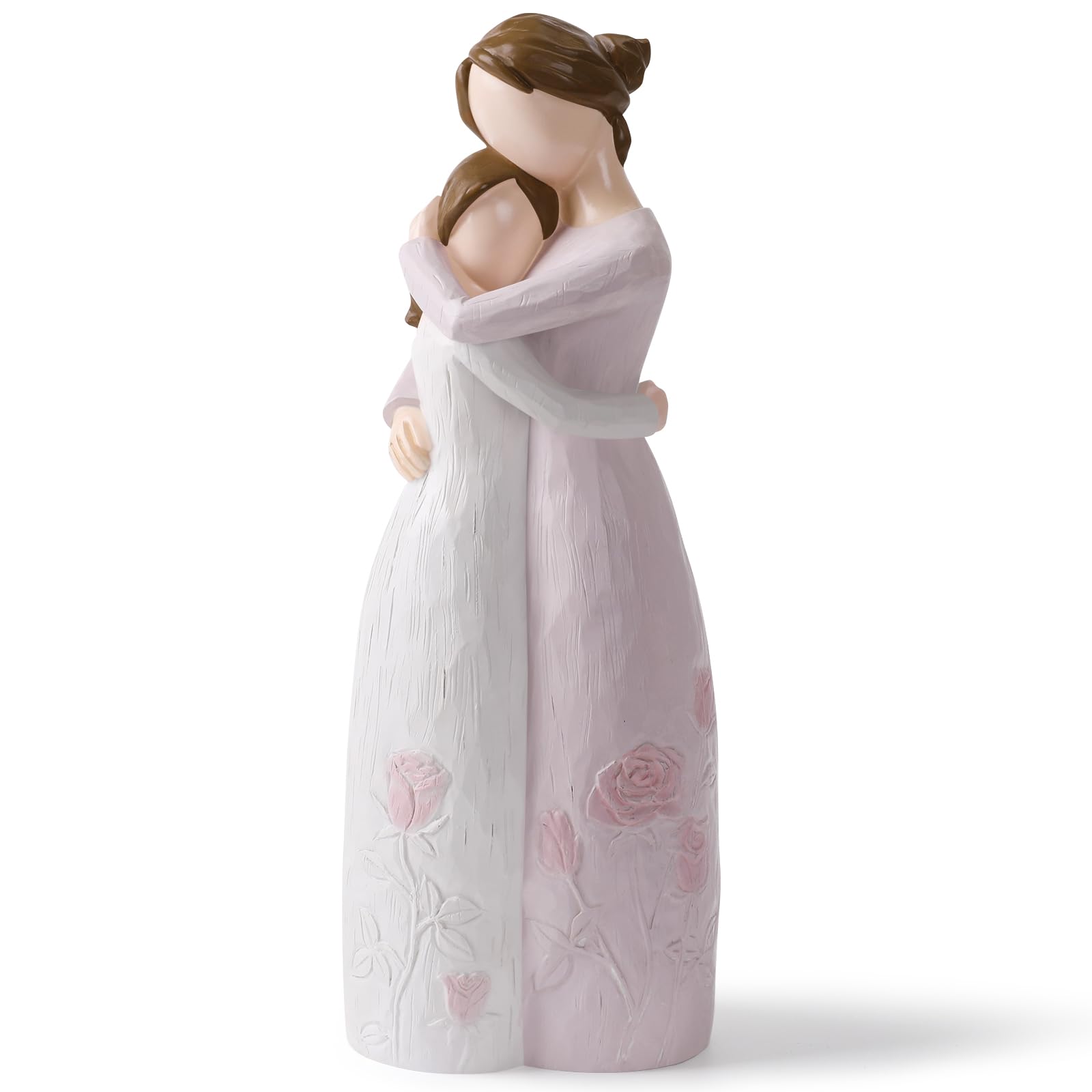 Figurine mère et fille en résine : un cadeau d'anniversaire maman plein d'amour