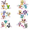 Littlest Pet Shop - Pet Surprise 3-Pack - Series 3, Gen 7 Authentic LPS Bobble Head Toy Figure, Collectible Toy Animal, Ages 4+