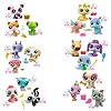 Littlest Pet Shop - Pet Surprise 3-Pack - Series 3, Gen 7 Authentic LPS Bobble Head Toy Figure, Collectible Toy Animal, Ages 4+