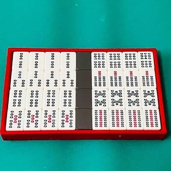 Amazon | 28高級麻雀牌 マージャンパイ 背黒 オーロラダイヤ 昭和