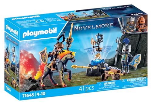 PLAYMOBIL Novelmore 71645 Bewachung der Rüstung, inklusive Zwei Rittern, einem Pferd und wertvoller Rüstung… – Ansicht 2